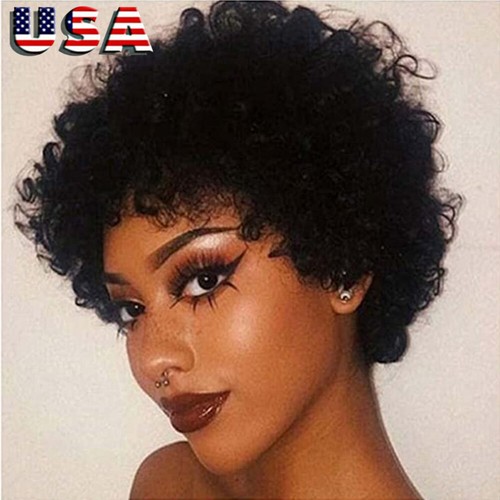 Parrucche pixie cut afro kinky - parrucche,